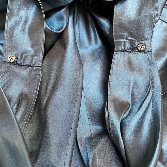 Rickie Freeman Teri Jon Silk Sleeveless Dress Size 8 – Floral Applique, Elegant - Picture 5 of 11